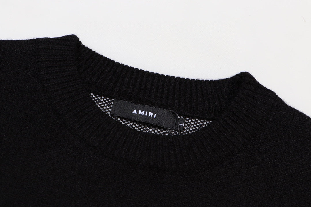 Amiri logo-print cotton sweatshirt