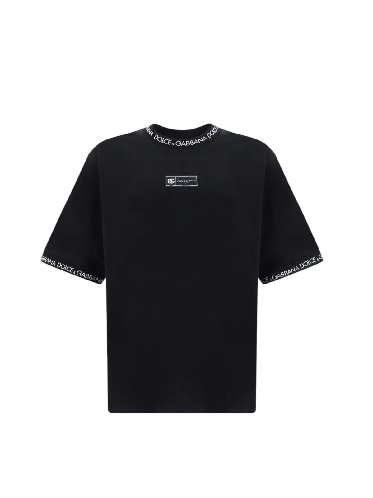 Dolce & Gabbana Logo Patch Crewneck T-Shirt