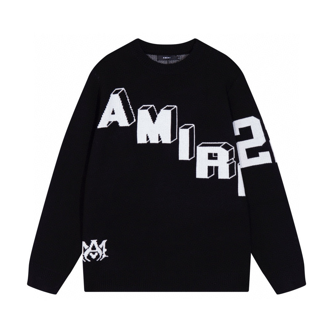 Amiri logo-print cotton sweatshirt