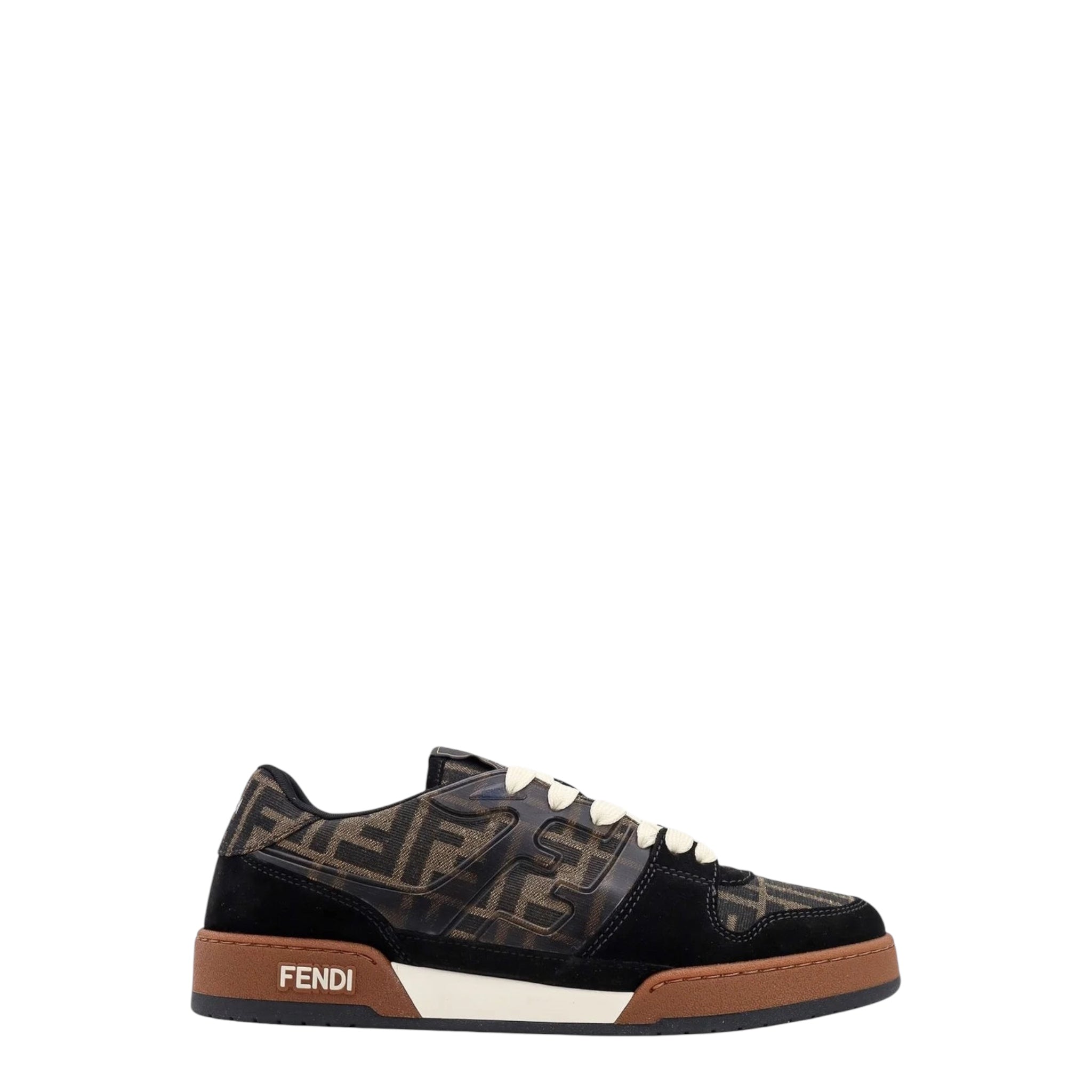 Fendi Match FF Jacquard Low-Top Sneakers