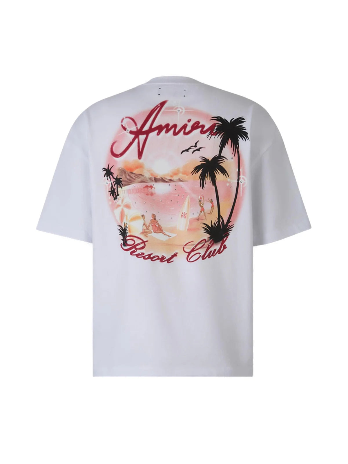 Amiri Paradise Airbrush Crewneck T-Shirt