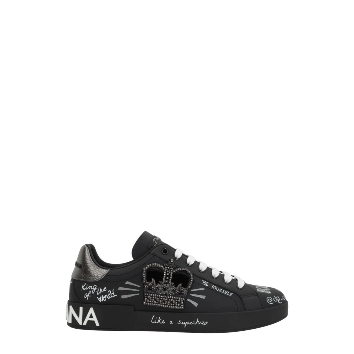 Dolce & Gabbana Graffiti Printed Low-Top Sneakers