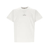 Stone Island Logo Printed Crewneck T-Shirt