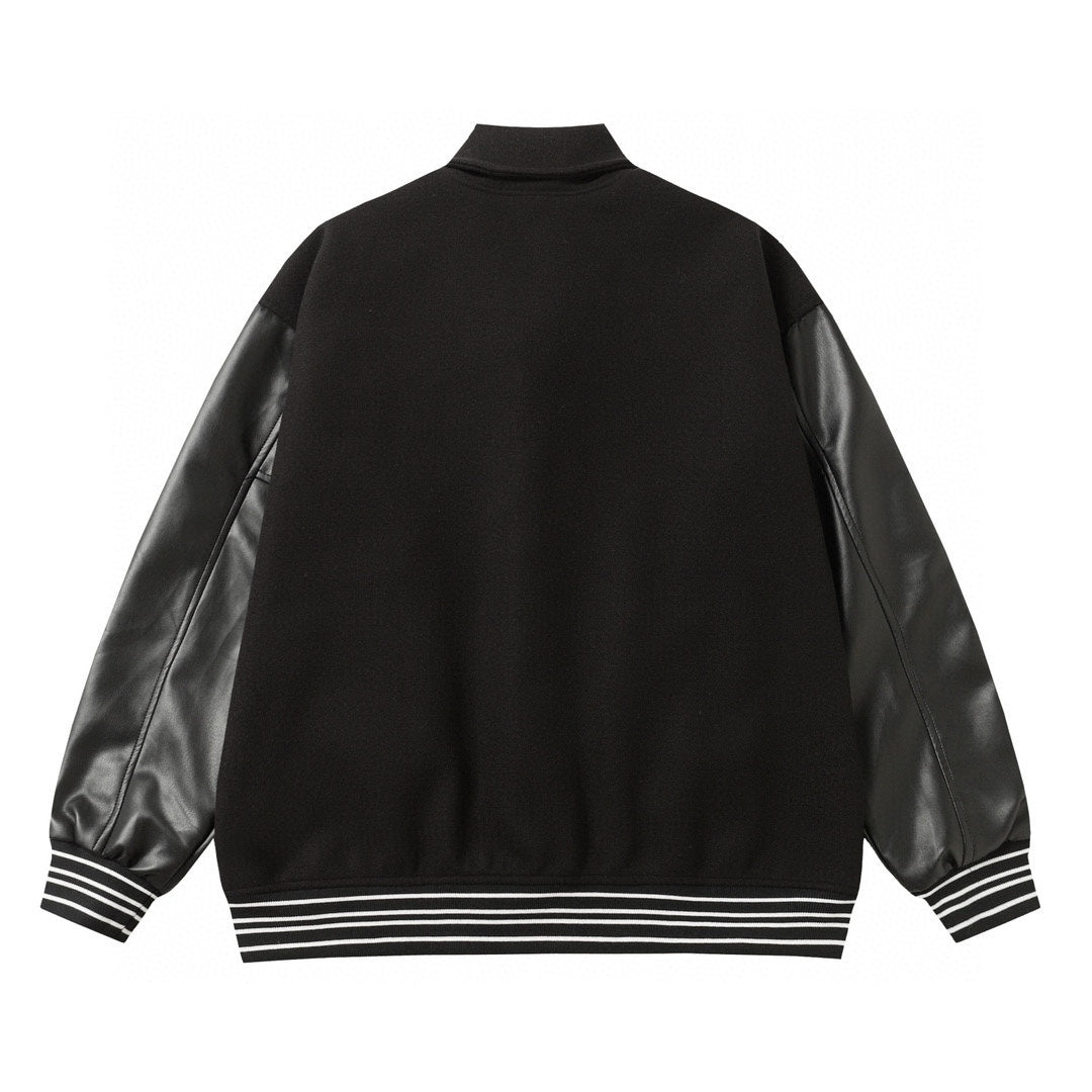 Amiri Bones Varsity Wool Jacket