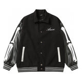 Amiri Bones Varsity Wool Jacket