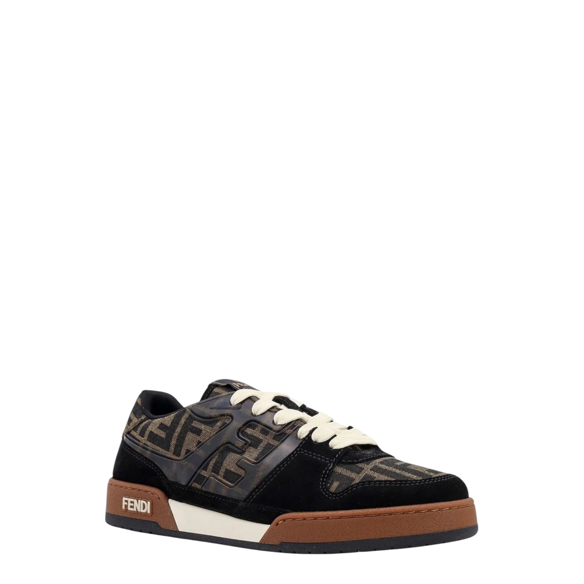 Fendi Match FF Jacquard Low-Top Sneakers