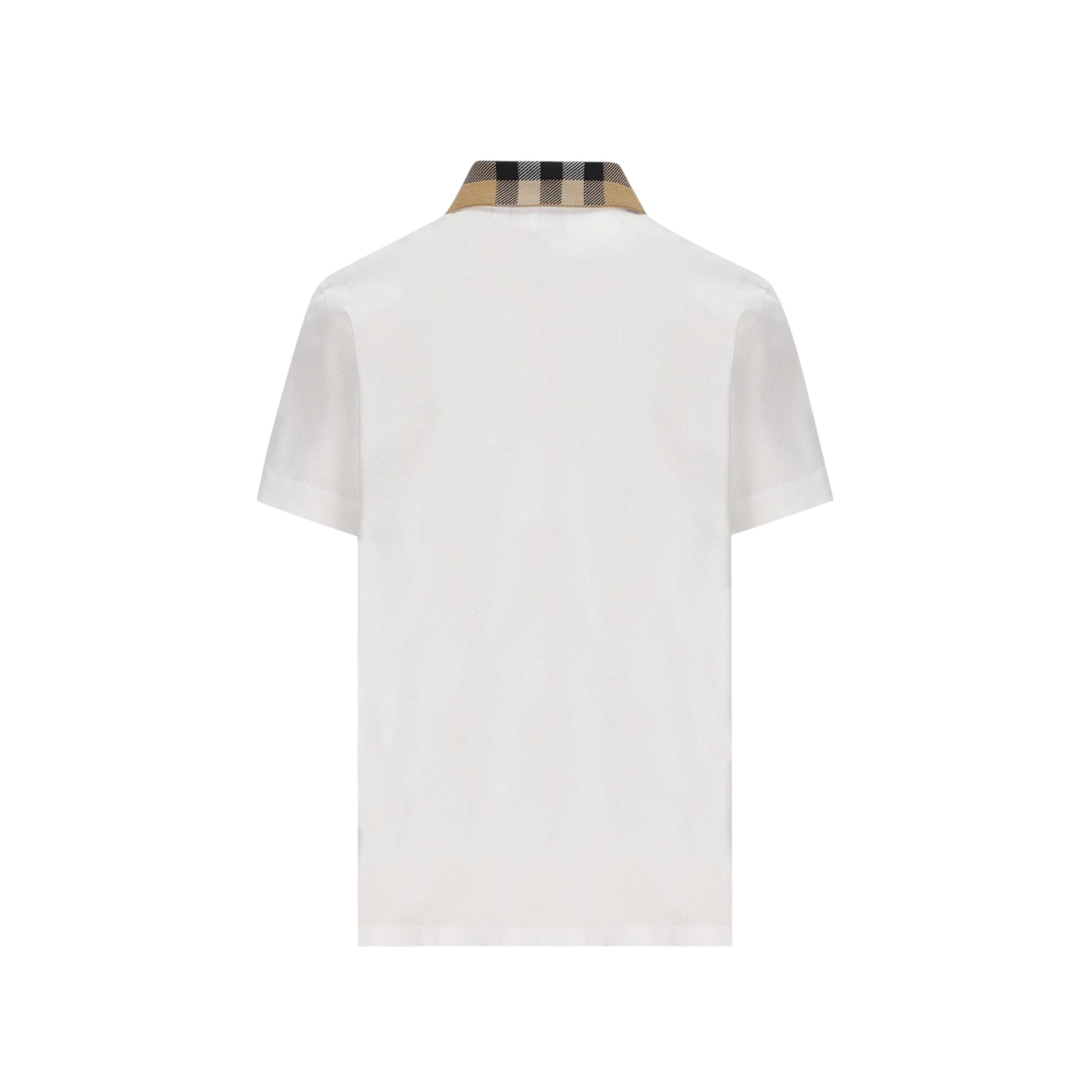 Burberry Checked Short-Sleeved Polo Shirt