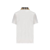 Burberry Checked Short-Sleeved Polo Shirt