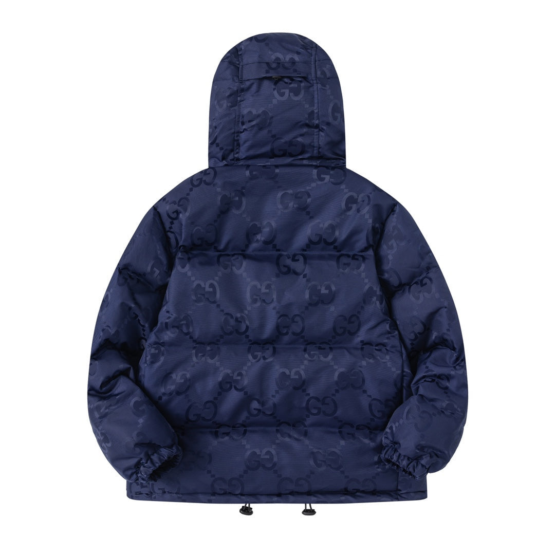 Jumbo GG Blue down jacket