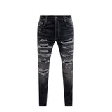 Amiri Bandana Thrasher Ripped Skinny Jeans