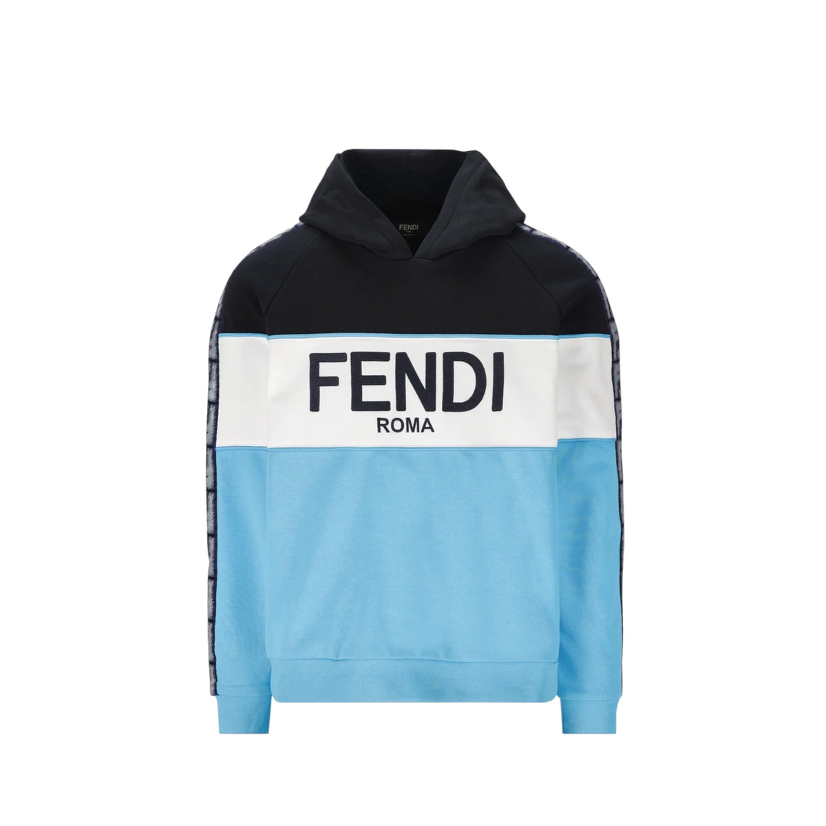 Fendi Logo Embroidered Hoodie