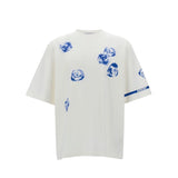 Burberry Rose-Printed Crewneck T-Shirt