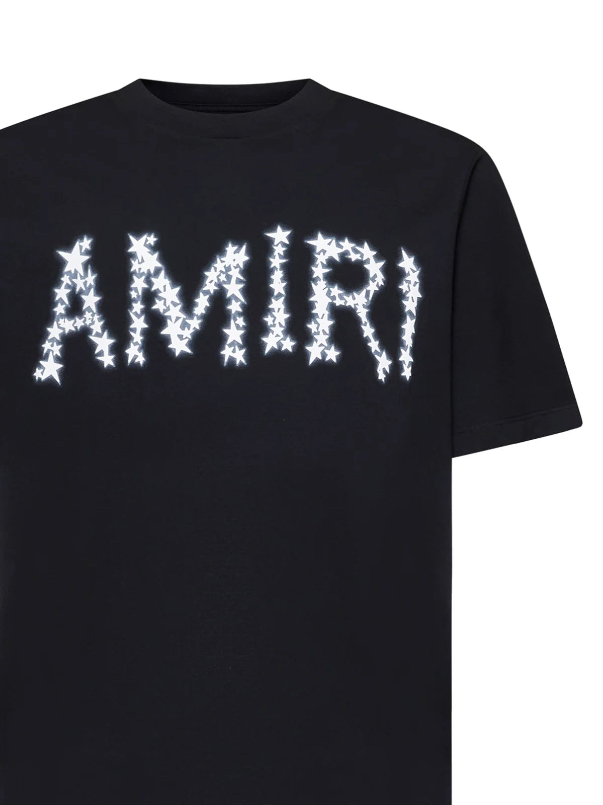 Amiri Stars Logo Printed Crewneck T-Shirt