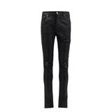 Amiri Wax MX1 Distressed Skinny jeans