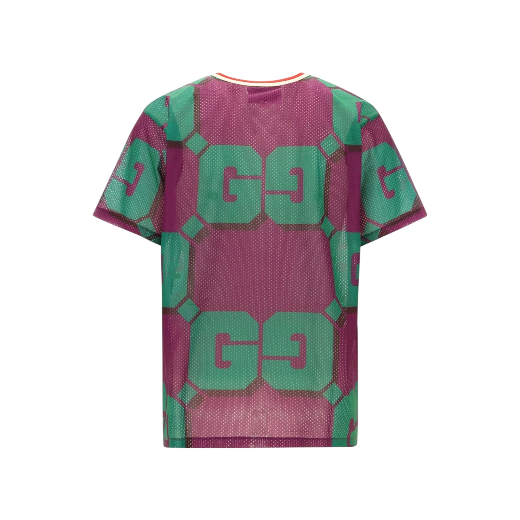 Gucci All-Over Perforated Graphic Printed T-Shirt