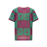 Gucci All-Over Perforated Graphic Printed T-Shirt