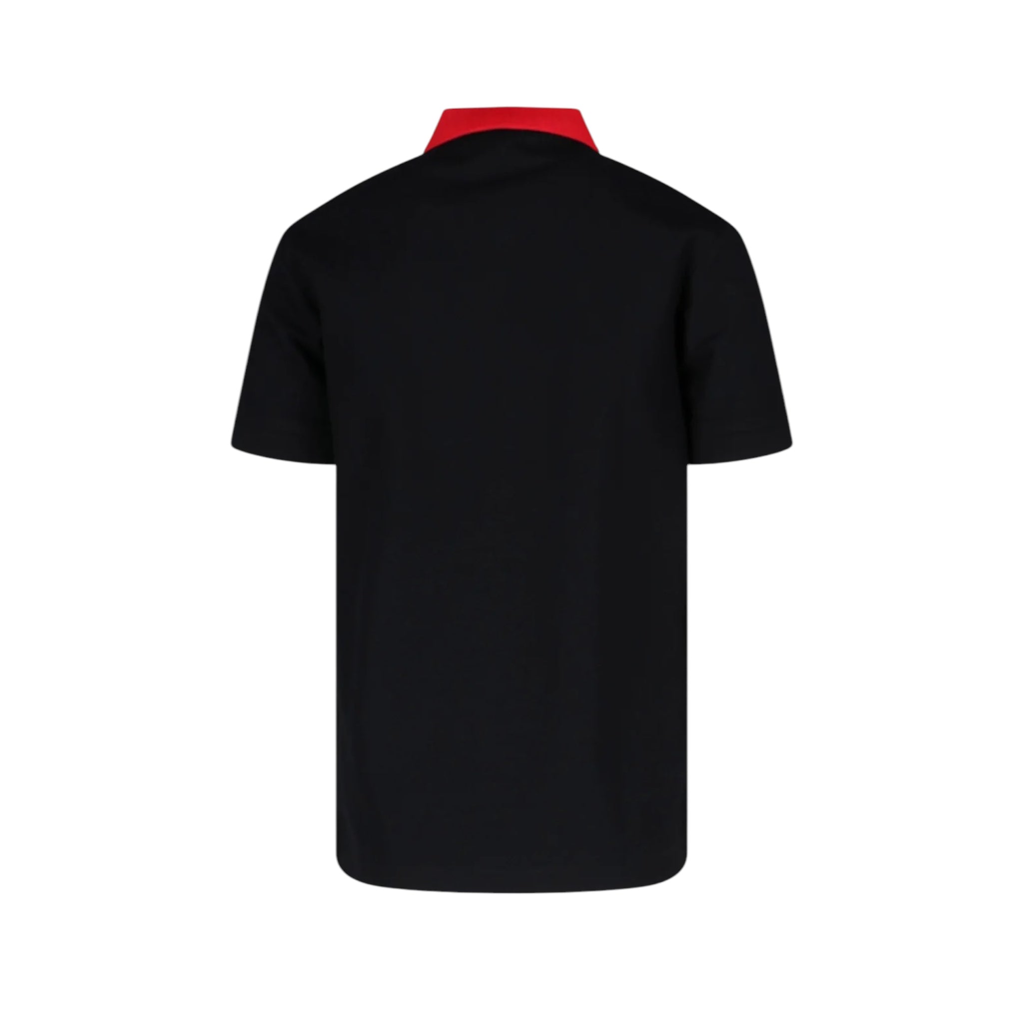 Burberry Logo Intarsia-Knit Short Sleeved Polo Shirt