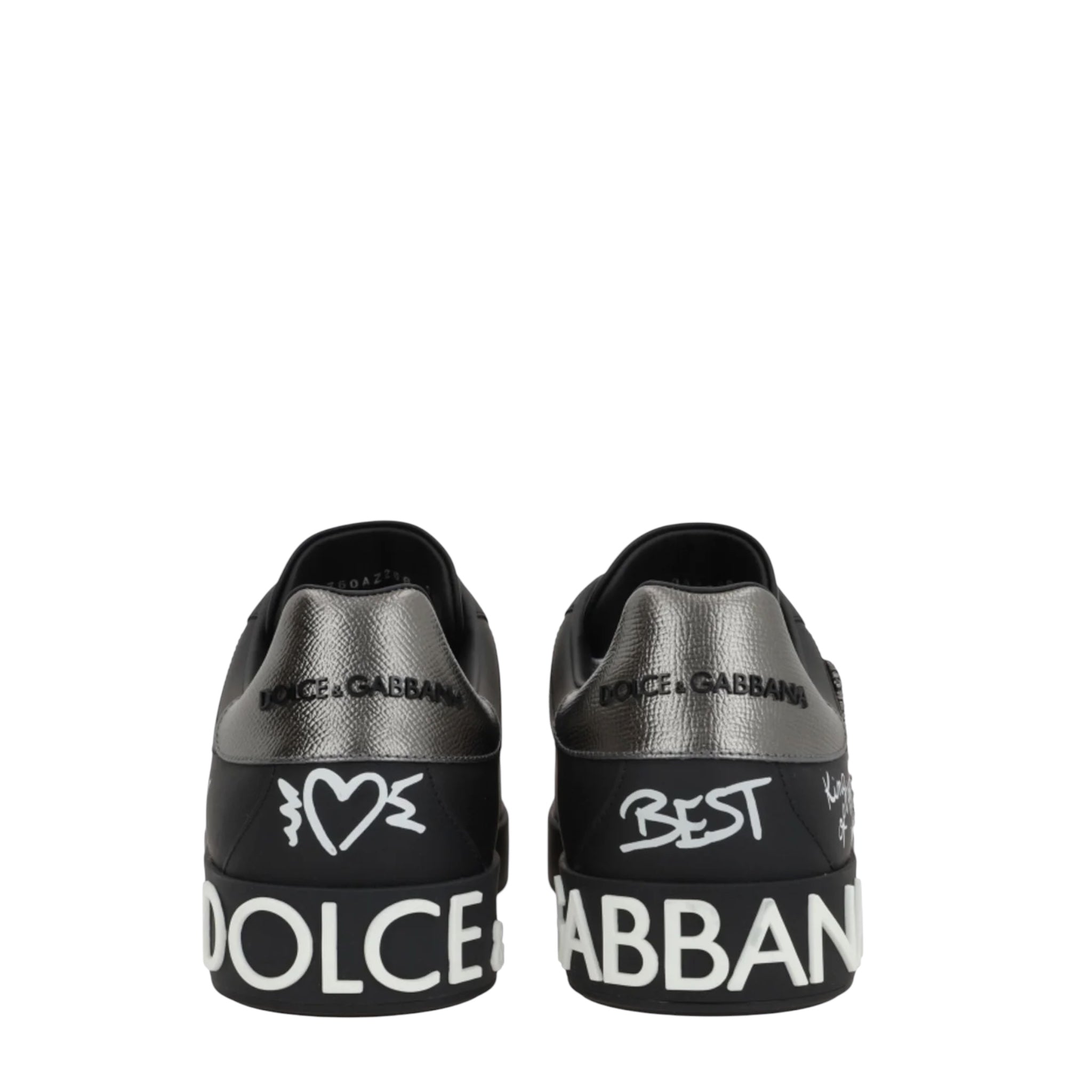 Dolce & Gabbana Graffiti Printed Low-Top Sneakers