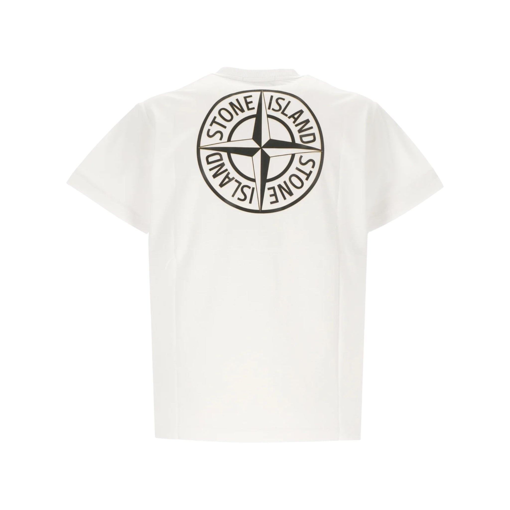 Stone Island Logo Printed Crewneck T-Shirt