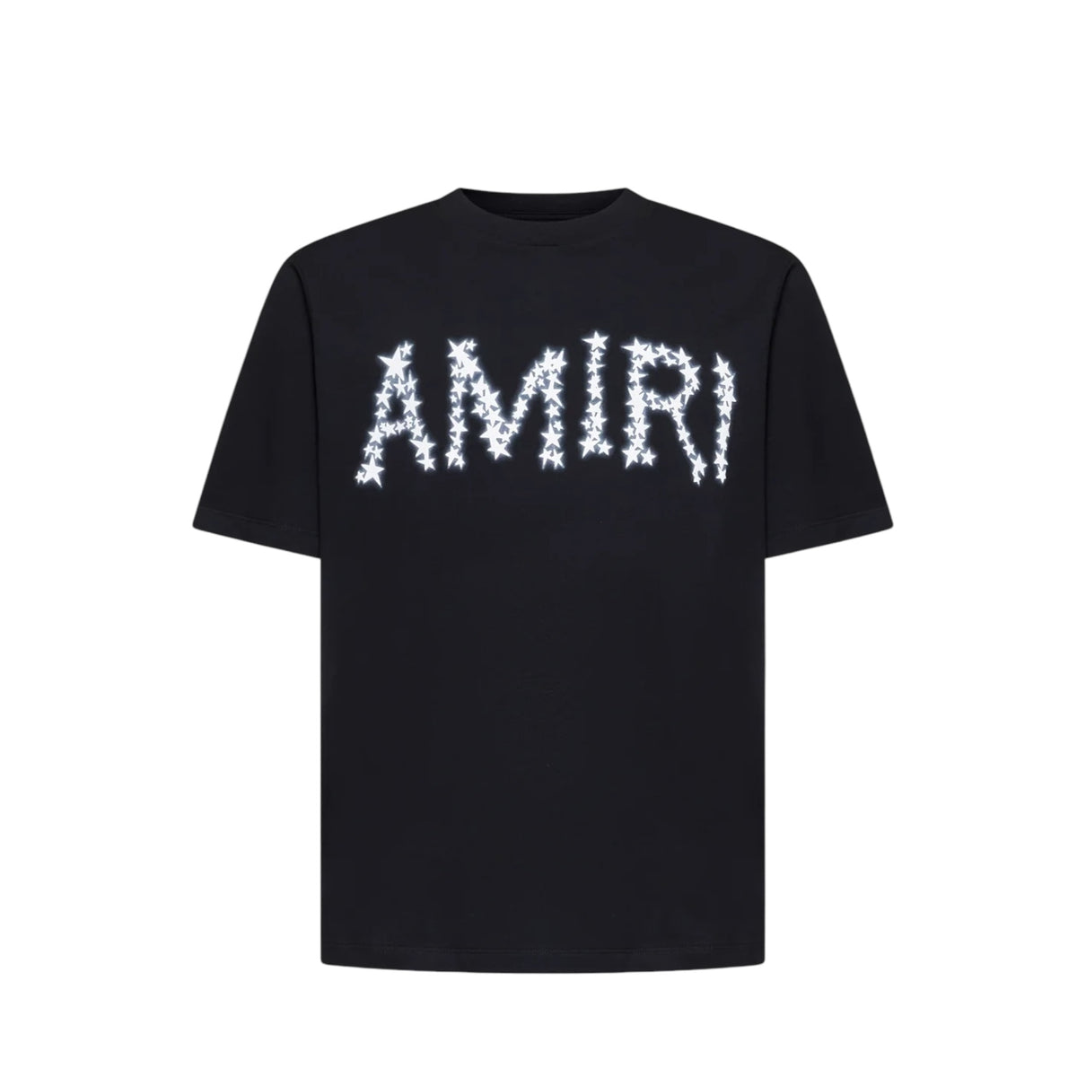 Amiri Stars Logo Printed Crewneck T-Shirt